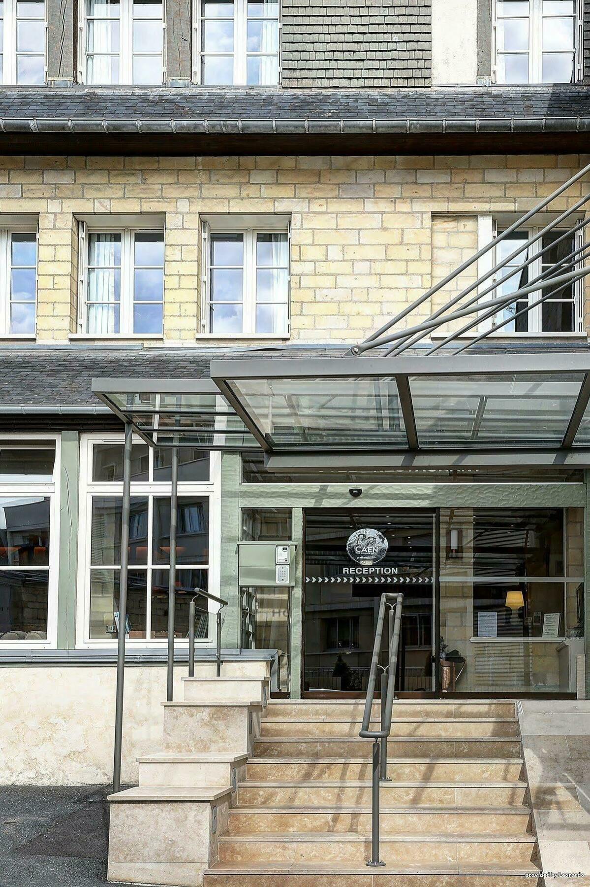 Hotel Restaurant Le Dauphin et Le Spa du Prieuré Caen Exterior foto